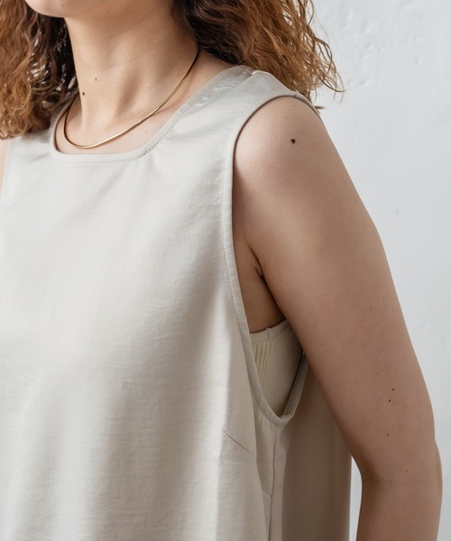 mystic（ミスティック）の「サテンタンクトップ（タンクトップ・レディース・ブラック/パープル/アイボリー・FREE）」の21枚目の写真