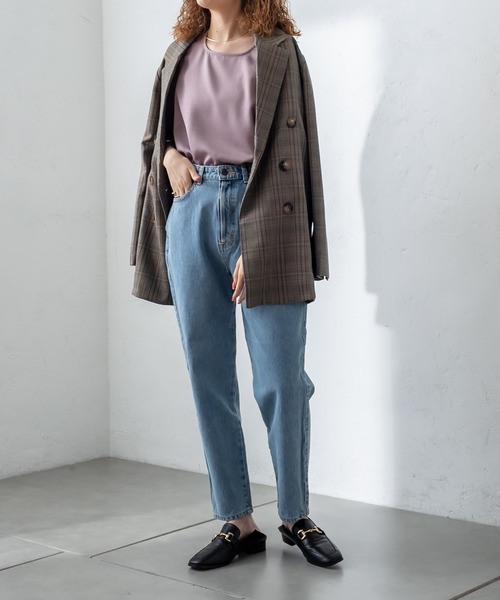 mystic（ミスティック）の「サテンタンクトップ（タンクトップ・レディース・ブラック/パープル/アイボリー・FREE）」の14枚目の写真