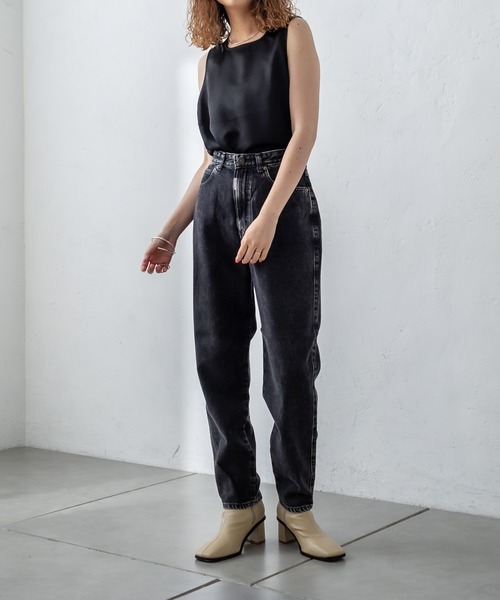 mystic（ミスティック）の「サテンタンクトップ（タンクトップ・レディース・ブラック/パープル/アイボリー・FREE）」の17枚目の写真