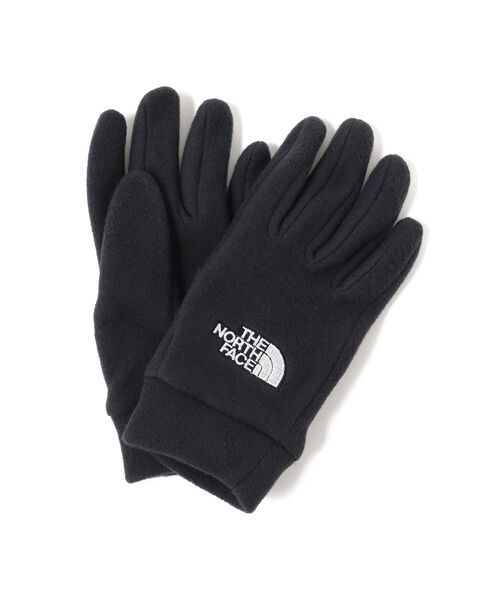 こども ビームス（コドモビームス）の「THE NORTH FACE / キッズ マイクロ フリースグローブ 21（4～12才）（手袋・キッズ・ブラック/ブラック系その他2/オリーブ・XS(5-6)/XXS(4-5)/S(7-8)/M(9-10)/L(11-12)）」の2枚目の写真