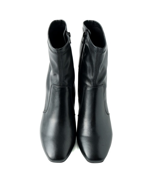 coca(ANDEX shoes product)(コカ)の「coca / コカ ソフトスクエアトゥ ストレッチショートブーツ 421009(ブーツ・レディース・ブラック・22cm/22.5cm/23cm/23.5cm/24cm/24.5cm)」の3枚目の写真
