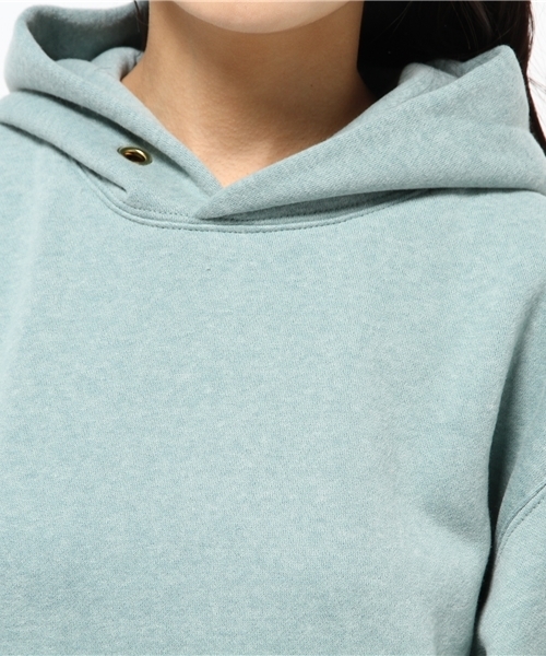mystic(ミスティック)の「フリンジ付ショートパーカー(パーカー・レディース・グレー/アイボリー/グリーン・フリ-)」の11枚目の写真