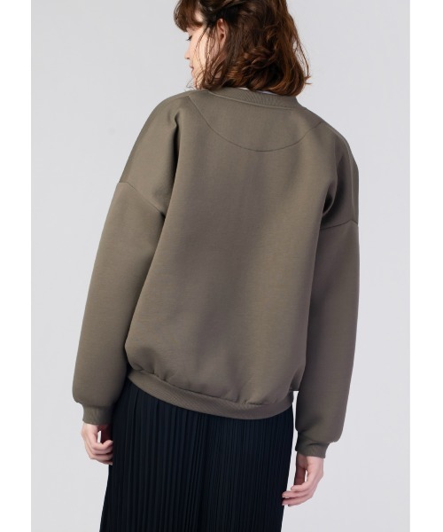 Design Tshirts Store graniph(デザイン ティーシャツ ストア グラニフ)の「アバブサファリ|ミドルジップブルゾン(ブルゾン・レディース・カーキ・FREE)」の6枚目の写真