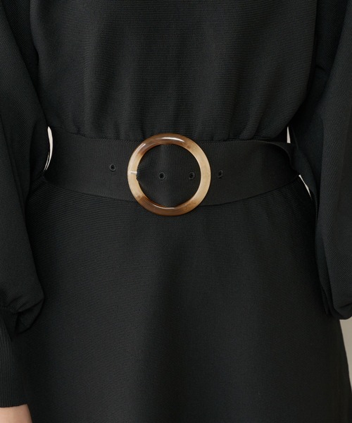 natural couture（ナチュラルクチュール）の「フワ軽2WAY Aラインワンピース（ワンピース・レディース・ラベンダー/レッド系その他/カーキ/グレイッシュベージュ/ブラック・FREE）」の22枚目の写真