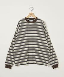info. BEAUTY&YOUTH | 【WEB限定】<info. BEAUTY&YOUTH> スーパービッグ ボーダー カットソー(Tシャツ/カットソー)