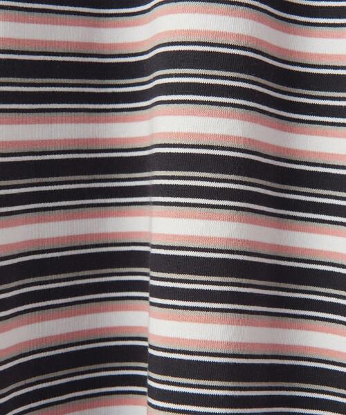 info. BEAUTY&YOUTH（インフォビューティアンドユース）の「【WEB限定】＜info. BEAUTY&YOUTH＞ スーパービッグ ボーダー カットソー（Tシャツ/カットソー・メンズ・ダークブラウン/コバルトブルー/ブラック/オリーブ・S/M/L）」の22枚目の写真