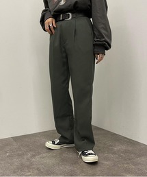 センタープレスストレートパンツ【SETUP着用可能】【ZOZOTOWN限定アイテム】