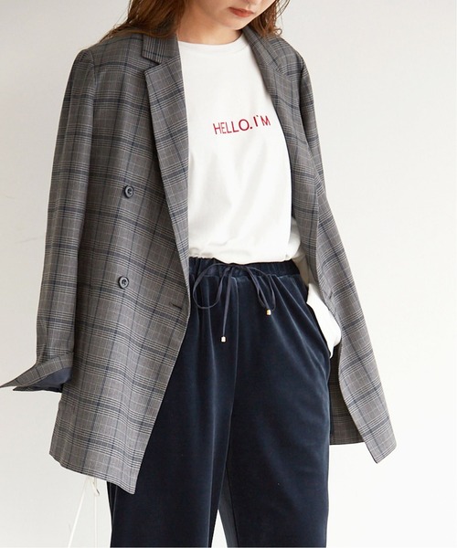 SLOBE IENA（スローブイエナ）の「チェックブレザージャケット