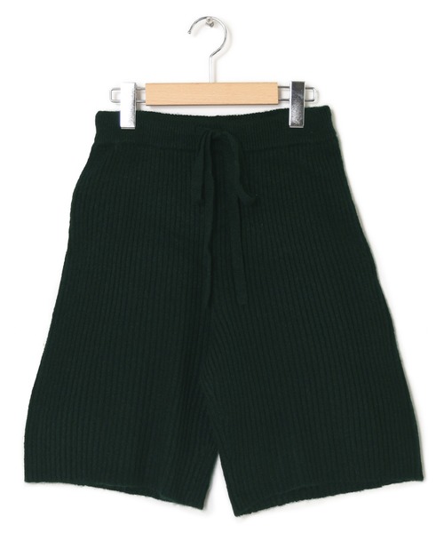 w closet（ダブルクローゼット）の「2×2リブハーフパンツ（その他パンツ・レディース・グリーン/グレー系その他/オレンジ/オフホワイト・FREE）」の13枚目の写真