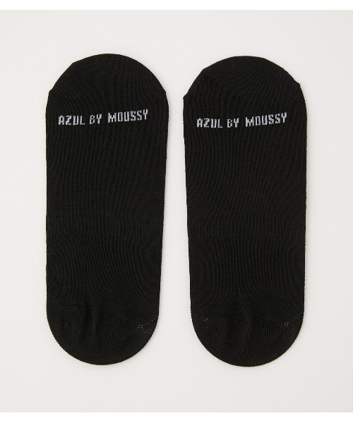 AZUL by moussy（アズールバイマウジー）の「ONE STAR SOCKS/ワンスターソックス（ソックス/靴下・メンズ・杢グレー/ブラック/ピンク・FREE）」の4枚目の写真