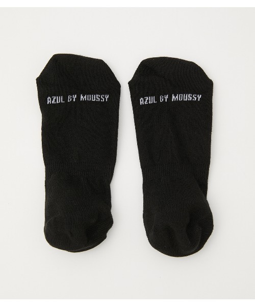 AZUL by moussy（アズールバイマウジー）の「ONE STAR SOCKS/ワンスターソックス（ソックス/靴下・メンズ・杢グレー/ブラック/ピンク・FREE）」の8枚目の写真