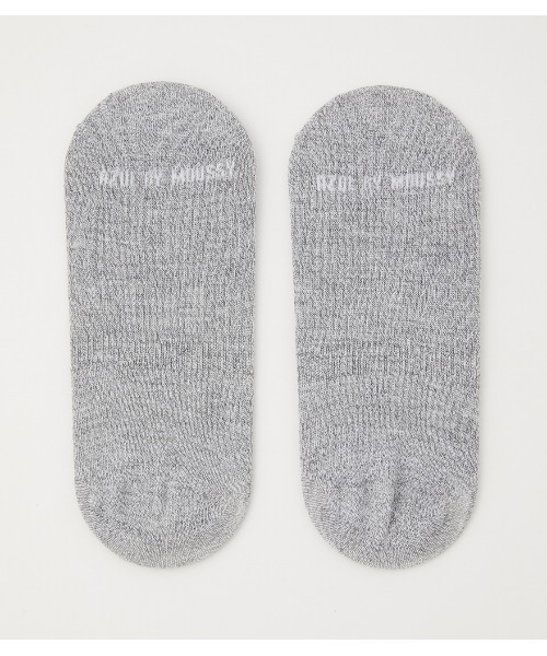 AZUL by moussy（アズールバイマウジー）の「ONE STAR SOCKS/ワンスターソックス（ソックス/靴下・メンズ・杢グレー/ブラック/ピンク・FREE）」の9枚目の写真
