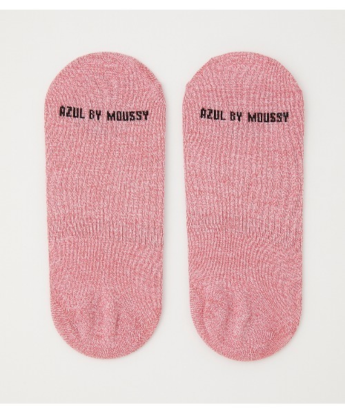 AZUL by moussy（アズールバイマウジー）の「ONE STAR SOCKS/ワンスターソックス（ソックス/靴下・メンズ・杢グレー/ブラック/ピンク・FREE）」の14枚目の写真