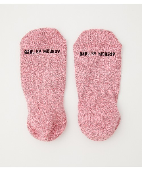 AZUL by moussy（アズールバイマウジー）の「ONE STAR SOCKS/ワンスターソックス（ソックス/靴下・メンズ・杢グレー/ブラック/ピンク・FREE）」の18枚目の写真