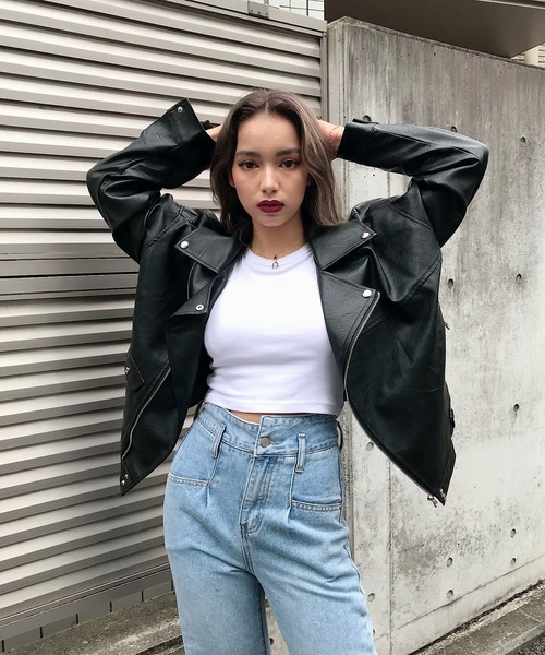 ROGER AND RAW（ロジャーアンドロウ）の「フェイクレザーBIGライダース