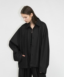 my beautiful landlet | 【my beautiful landlet】 wool flannel wide shirt(シャツ/ブラウス)