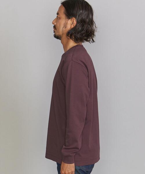 BEAUTY&YOUTH UNITED ARROWS（ビューティーアンドユースユナイテッドアローズ）の「BY スムース クルーネック  カットソー（Tシャツ/カットソー・メンズ・ホワイト/ネイビー/ワインレッド・M/XL/S/L）」の12枚目の写真