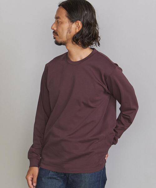 BEAUTY&YOUTH UNITED ARROWS（ビューティーアンドユースユナイテッドアローズ）の「BY スムース クルーネック  カットソー（Tシャツ/カットソー・メンズ・ホワイト/ネイビー/ワインレッド・M/XL/S/L）」の21枚目の写真