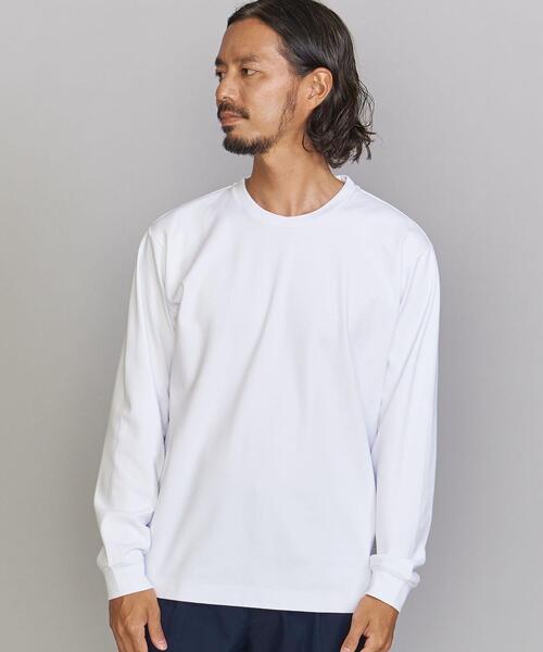 BEAUTY&YOUTH UNITED ARROWS（ビューティーアンドユースユナイテッドアローズ）の「BY スムース クルーネック  カットソー（Tシャツ/カットソー・メンズ・ホワイト/ネイビー/ワインレッド・M/XL/S/L）」の8枚目の写真