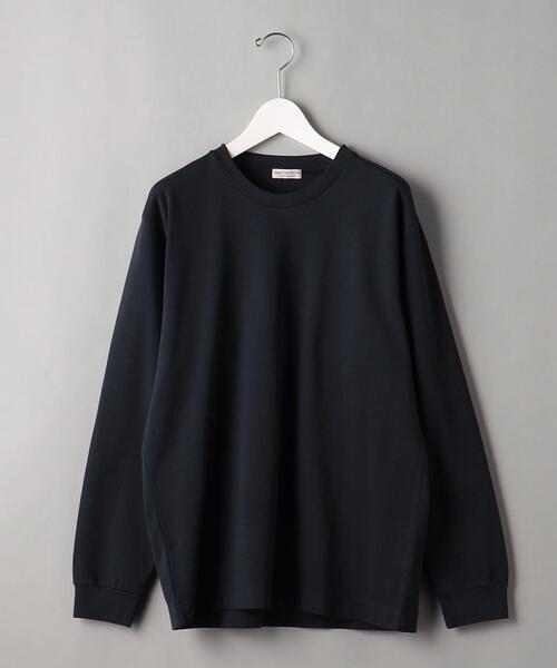 BEAUTY&YOUTH UNITED ARROWS（ビューティーアンドユースユナイテッドアローズ）の「BY スムース クルーネック  カットソー（Tシャツ/カットソー・メンズ・ホワイト/ネイビー/ワインレッド・M/XL/S/L）」の16枚目の写真