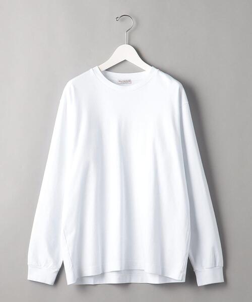 BEAUTY&YOUTH UNITED ARROWS（ビューティーアンドユースユナイテッドアローズ）の「BY スムース クルーネック  カットソー（Tシャツ/カットソー・メンズ・ホワイト/ネイビー/ワインレッド・M/XL/S/L）」の7枚目の写真