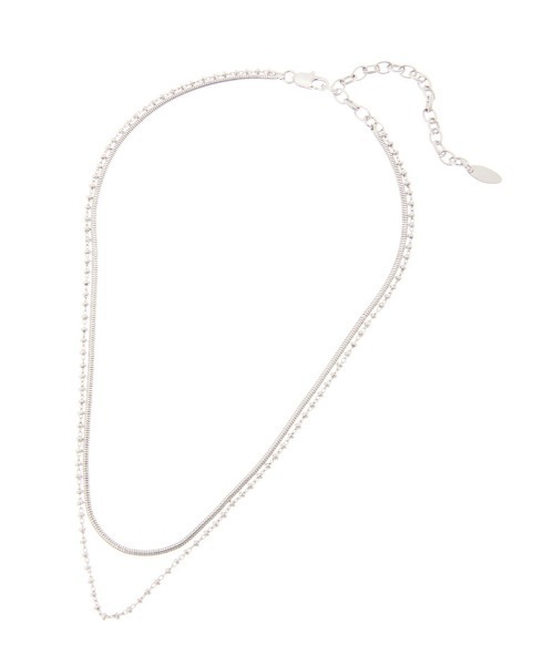 fifth（フィフス）の「2連チェーンネックレス（ネックレス・レディース・シルバー/ゴールド・FREE）」の2枚目の写真