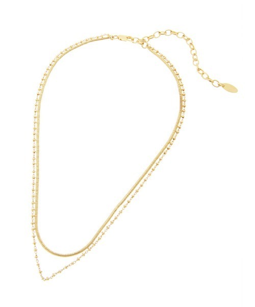 fifth（フィフス）の「2連チェーンネックレス（ネックレス・レディース・シルバー/ゴールド・FREE）」の3枚目の写真
