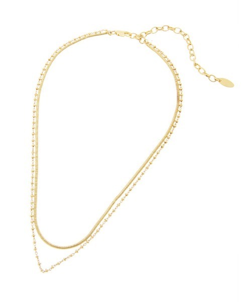 fifth（フィフス）の「2連チェーンネックレス（ネックレス・レディース・シルバー/ゴールド・FREE）」の6枚目の写真