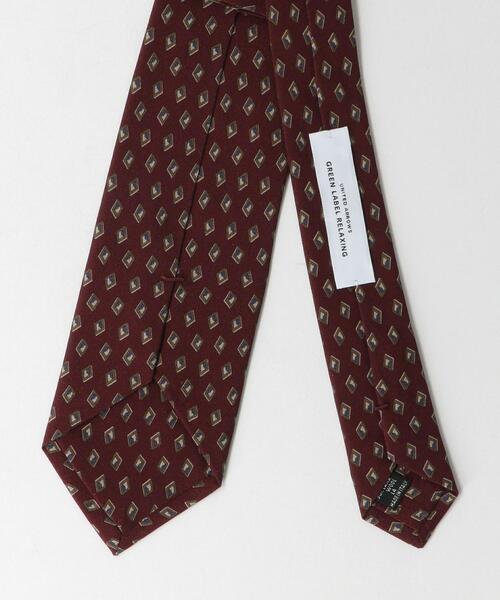 green label relaxing（グリーンレーベルリラクシング）の「＜green label relaxing＞8.0cm 小紋2 ITALY ネクタイ（ネクタイ・メンズ・ワインレッド/ネイビー/ブラウン・FREE）」の5枚目の写真