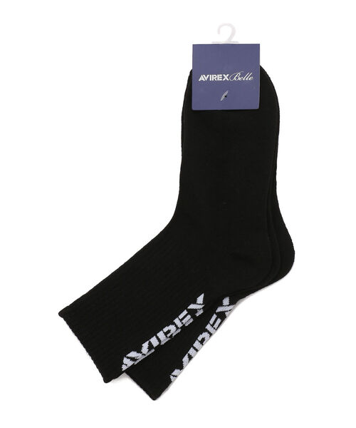 AVIREX（アヴィレックス）の「【Women's】NYC リブ ソックス / NYC RIB SOCKS / アヴィレックス / AVIREX（ソックス/靴下・レディース・ホワイト/ブラック/オレンジ・FREE）」の3枚目の写真