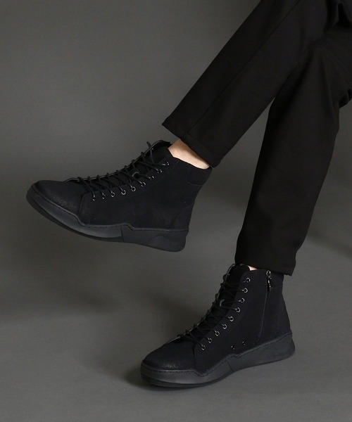 NICOLE CLUB FOR MEN(ニコルクラブフォーメン)の「フェイクスウェードブーツ(ブーツ・メンズ・ブラック/ベージュ/グレー・25.5cm/26.5cm/27.5cm)」の12枚目の写真