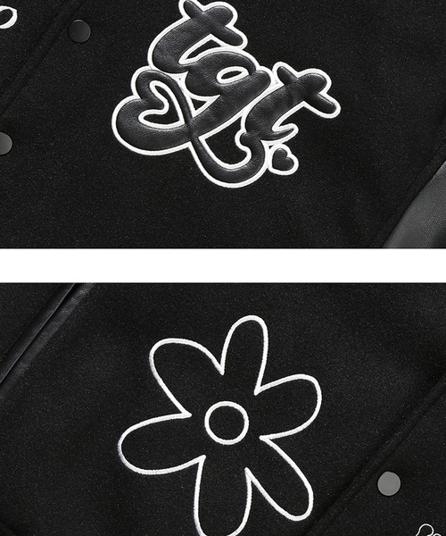 targetto ハート刺繍 スタジャン targetto ハート刺繍 スタジャン targetto ハート刺繍 スタジャン