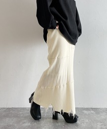 PAGEBOY | ニットダメージスカート(スカート)