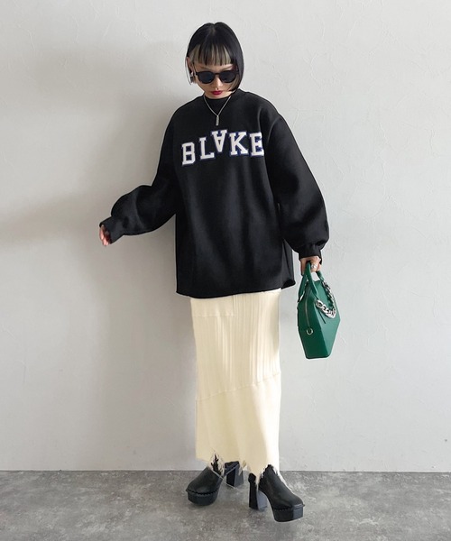 PAGEBOY（ページボーイ）の「ニットダメージスカート（スカート・レディース・ブラック/イエロー/アイボリー・FREE）」の15枚目の写真