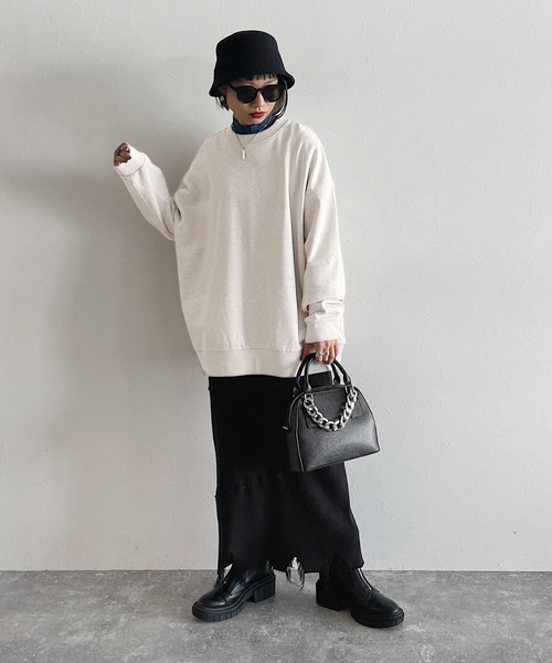 PAGEBOY（ページボーイ）の「ニットダメージスカート（スカート・レディース・ブラック/イエロー/アイボリー・FREE）」の10枚目の写真