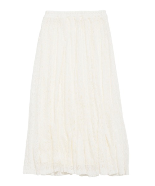 Crisp(クリスプ)の「起毛レースプリーツスカート(スカート・レディース・ブラック/アイボリー・FREE)」の21枚目の写真