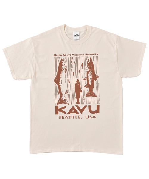 KAVU（カブー）の「KAVU/カブー SALMON TEE/サーモンティー（Tシャツ 