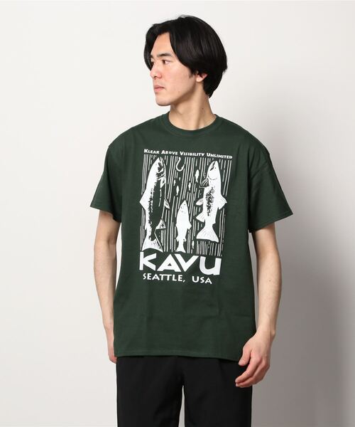 KAVU（カブー）の「KAVU/カブー SALMON TEE/サーモンティー（Tシャツ 