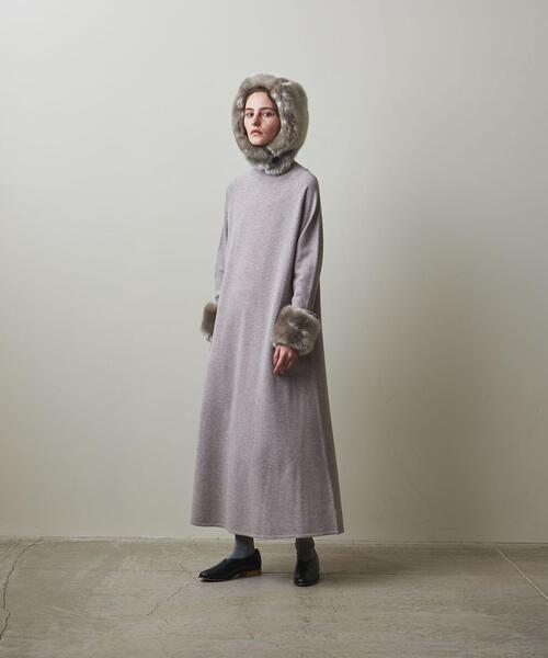 新品未使用【Steven Alan】ニットハット / グレー Steven Alan（スティーブンアラン）の「＜helen moore＞FAKE FUR