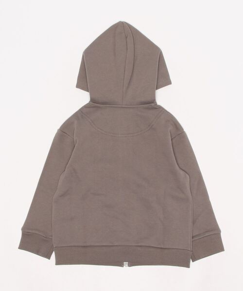 sense of wonder（センスオブワンダー）の「フード裏リバティファブリック裏毛パーカ【日本製】（パーカー・キッズ・モカ/ブルー・110cm/120cm/130cm/80-90cm/100cm）」の9枚目の写真