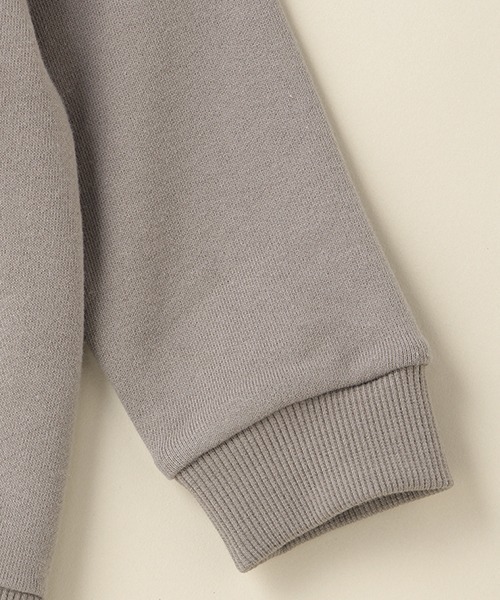 sense of wonder（センスオブワンダー）の「フード裏リバティファブリック裏毛パーカ【日本製】（パーカー・キッズ・モカ/ブルー・110cm/120cm/130cm/80-90cm/100cm）」の5枚目の写真