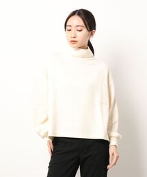 earth music&ecology | オーバーサイズハイネックカットプルオーバー＊(ニット/セーター)