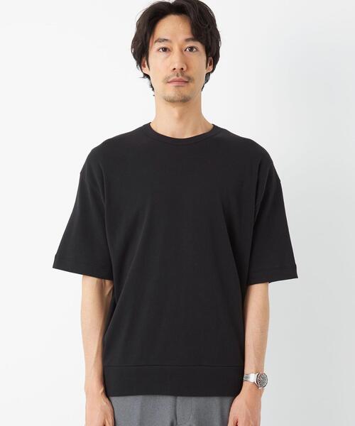 gicipi(ジチピ)の「<gicipi(ジチピ)> コットン TONNO ニット カットソー クルーネック(Tシャツ/カットソー・メンズ・ホワイト/ダークブラウン/ブラック・M(4)/L)」の6枚目の写真