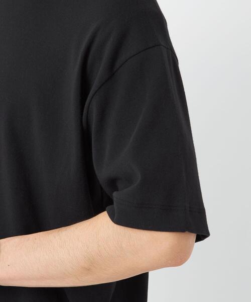 gicipi(ジチピ)の「<gicipi(ジチピ)> コットン TONNO ニット カットソー クルーネック(Tシャツ/カットソー・メンズ・ホワイト/ダークブラウン/ブラック・M(4)/L)」の11枚目の写真