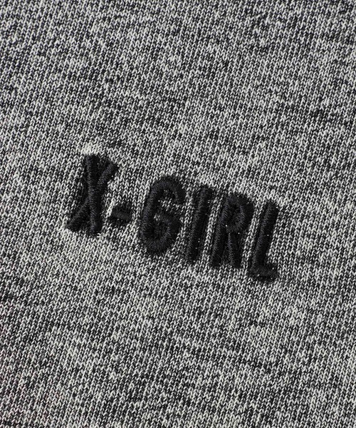 X-girl（エックスガール）の「CHEMICAL WASH CROPPED SWEAT TOP（スウェット・レディース・グリーン/ブラック/ピンク・S/M）」の11枚目の写真