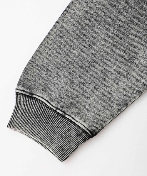 X-girl（エックスガール）の「CHEMICAL WASH CROPPED SWEAT TOP（スウェット・レディース・グリーン/ブラック/ピンク・S/M）」の13枚目の写真