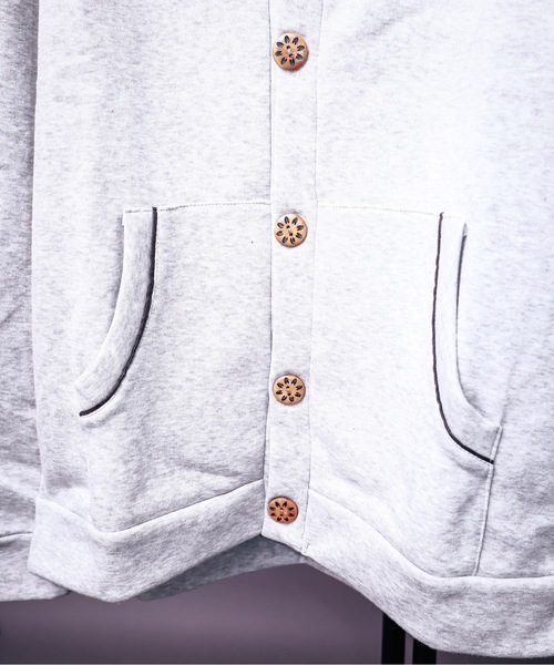 Bling Leads（ブリングリーズ）の「Z)【BLINGLEADS】79811 ボタンカーディガン（カーディガン/ボレロ・メンズ・ライトグレー/グレー系その他/ベージュ/チャコールグレー/ブラック/その他/その他2・MEDIUM/LARGE/X-LARGE）」の20枚目の写真