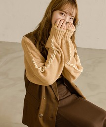 ソデロープベルトニット/【WEB/EC限定商品】