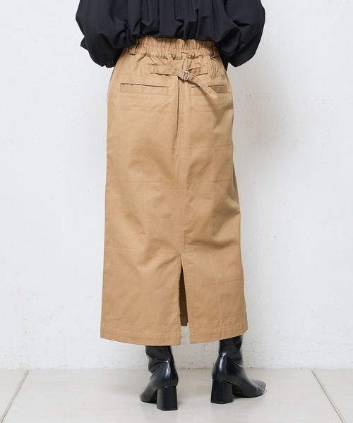 SUPERTHANKS(スーパーサンクス)の「【SUPERTHANKS/スーパーサンクス】別注SQUARE STITCH TCK WIDE SK/スクエアステッチワイドスカート(スカート・レディース・ベージュ/ブルー・SMALL/MEDIUM)」の16枚目の写真