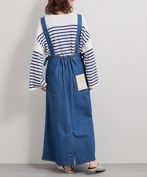 【TYPYDENIM】サス付フレアスカート